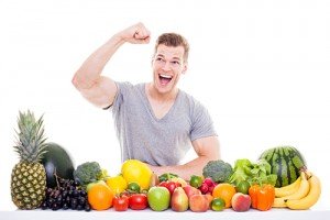 Gemüse und Obst zum abnehmen