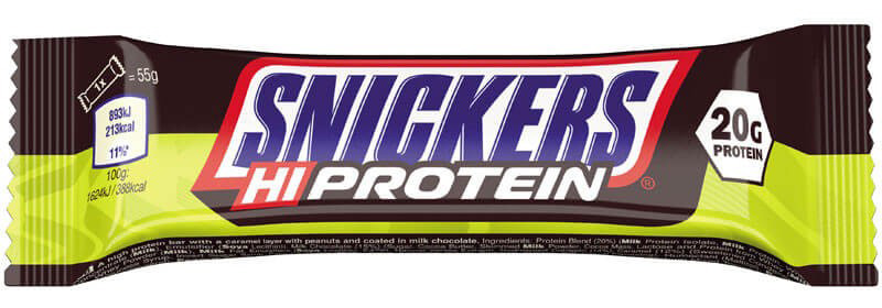 Proteinriegel Eiweißriegel Snickers HiProtein